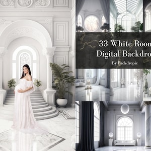 White Room Digital Backdrop: Maternity & Wedding Photography (Digital Download)