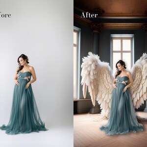 Digital Backdrops Angel Wings Digital Overlays Maternity Digital ...