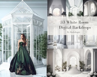 33 Digital White Room Backdrop Overlays Maternity Digital Backdrop Maternity Digital Background Photoshop Fine Art Textures Digital Overlays