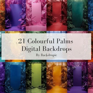 21 Tropical Backdrops Wedding Backdrop Digital Download Fine Art Textures Photoshop Overlays Maternity Digital Backdrop Digital Background