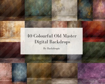 40 Old Master Grunge Background Digital Backdrop Studio Portrait Maternity Digital Background Wedding Backdrop Graduation Backdrop Overlay