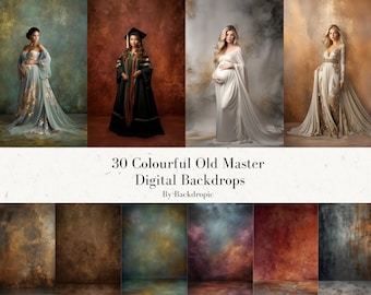 30 Old Master Grunge Background Digital Backdrop Studio Portrait Maternity Digital Background Wedding Backdrop Graduation Backdrop Overlay
