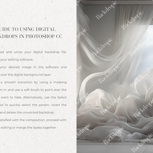 White Fabric Backdrop Digital Backdrop Overlays Maternity Digital Overlay Maternity Digital Background Fine Art Textures Photoshop Overlays bild 8