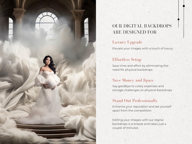 White Fabric Backdrop Digital Backdrop Overlays Maternity Digital Overlay Maternity Digital Background Fine Art Textures Photoshop Overlays bild 7