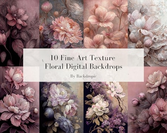 10 Floral Digital Backdrop Overlays Maternity Digital Overlay Maternity Digital Background Fine Art Textures Photoshop Overlay Flowers