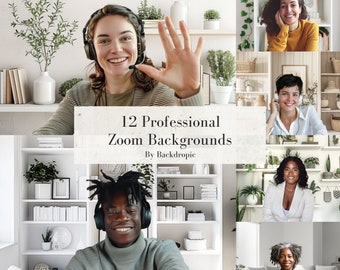 12 Professional Zoom Backgrounds Virtual Office Backdrops Virtual Background Office Backdrop Business Backdrop Zoom Home Office Background