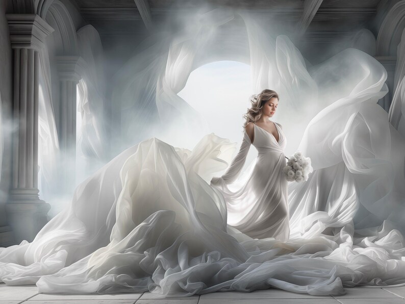 White Fabric Backdrop Digital Backdrop Overlays Maternity Digital Overlay Maternity Digital Background Fine Art Textures Photoshop Overlays bild 6