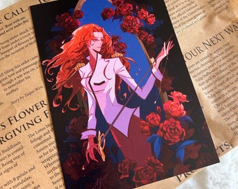 Arisugawa Juri mini print - Revolutionary girl Utena A5 print