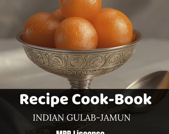 Libro di ricette per Gulab Jamun, diritti di rivendita Master, libro di ricette, e-book per cucinare a casa