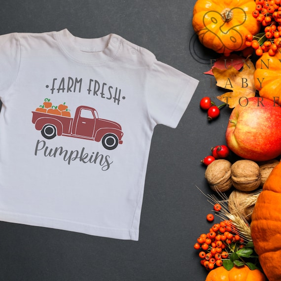 Kids fall T-shirt, baby autumn Tshirt, toddler pumpkin tee, infant halloween clothing, october tops, thanksgiving tees, boy gift, girl gift