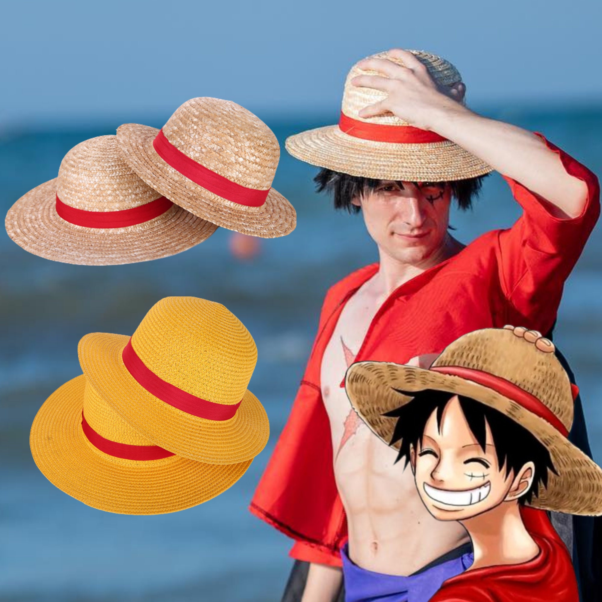 Portgas D. Ace Luffy Cowboy Hat Anime One Piece Travel Pirates