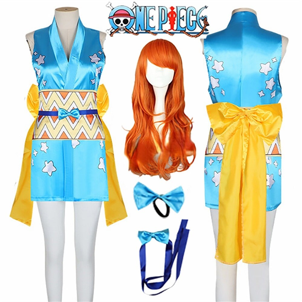 One Piece Kimono Outfit Wano Country Monkey D. Luffy Suit Cosplay Costume -  Onepiecefans Store