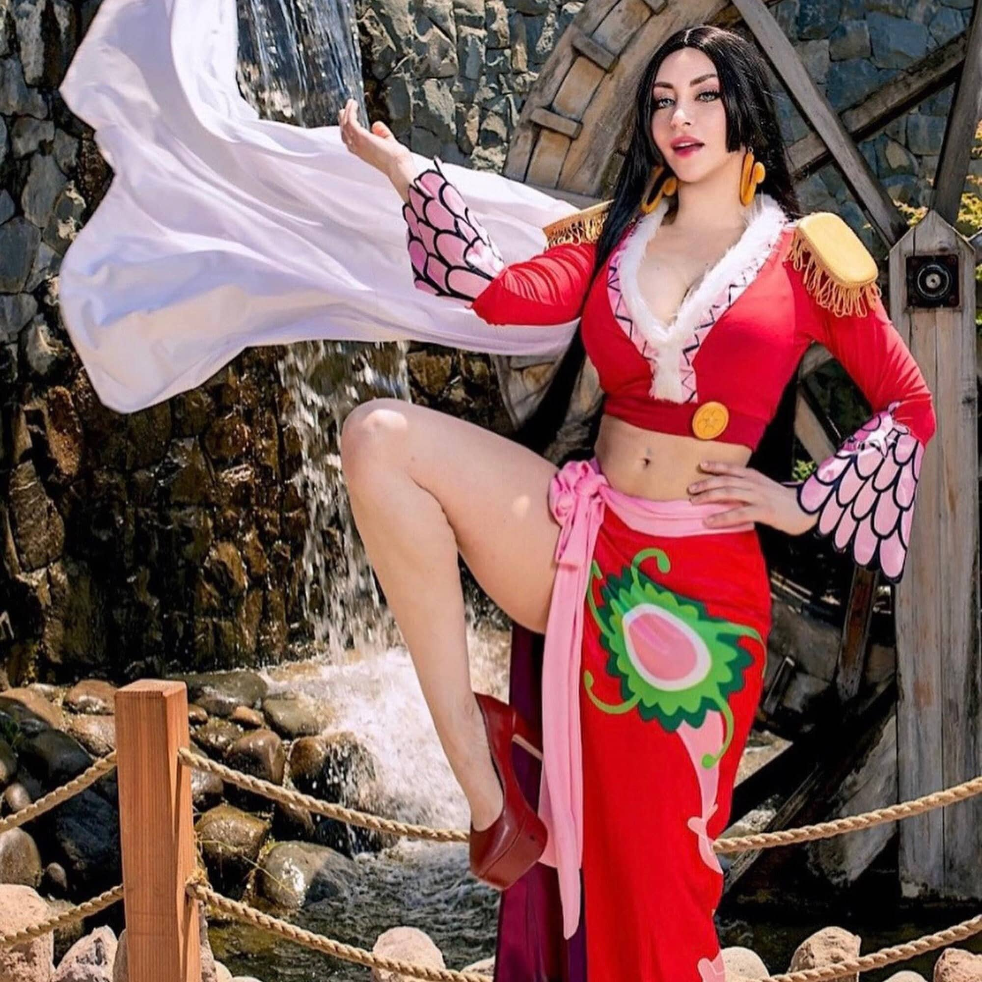 Boa Hancock Cosplay Costume, One Piece Cosplay Dress, Halloween