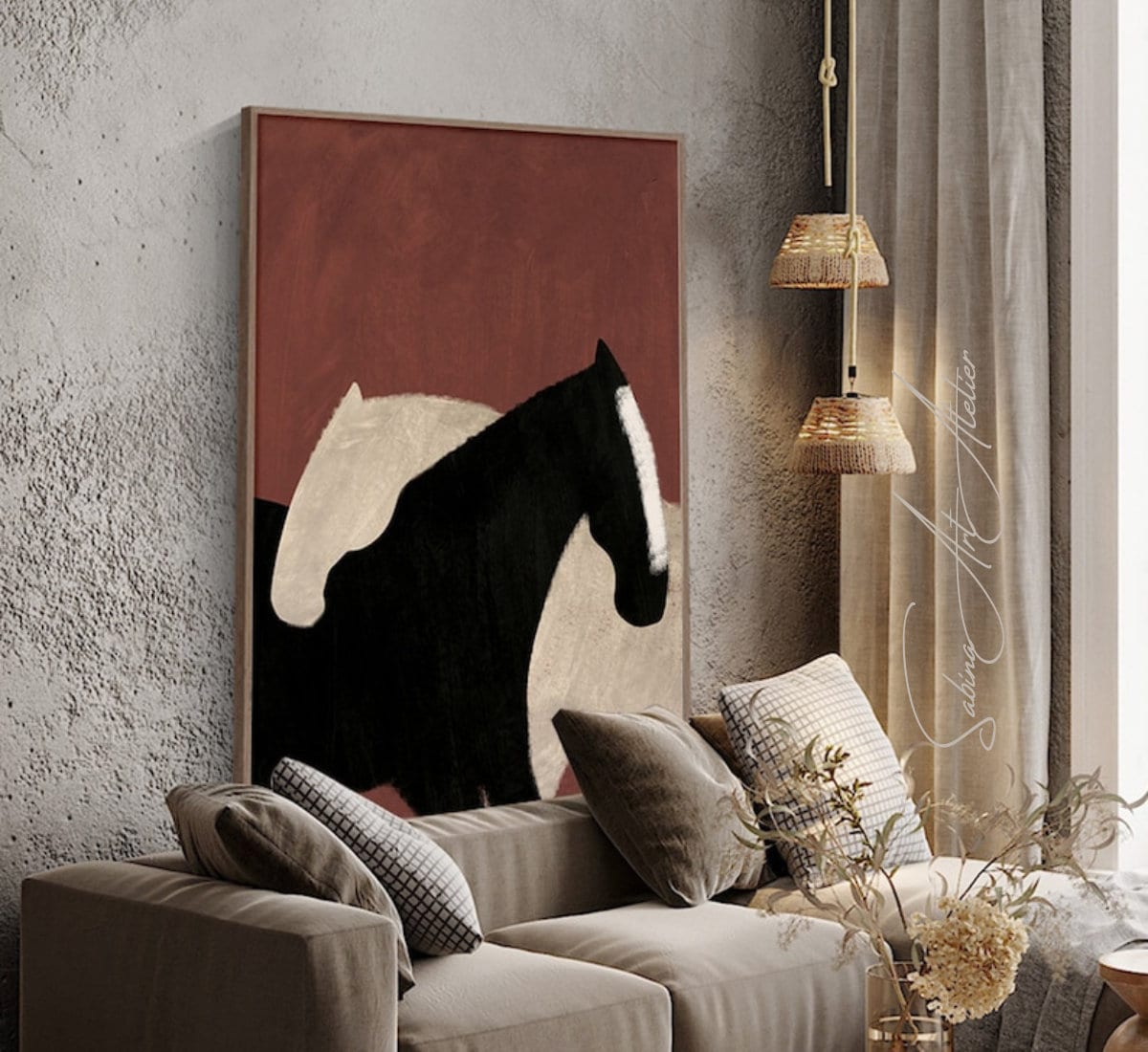 Elevate Your Living Room: Stunning Wall Art Horses for a Timeless Touch