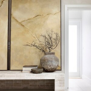 Set of 2 Abstract painting, Wabi Sabi Art, Set of 2 beige and light yellow painting, Modern & Organic Home, Scandinavian Art, Modern WallArt