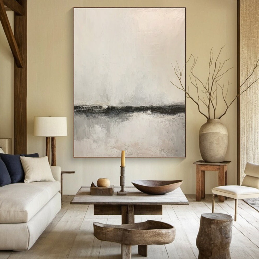 Minimalist Art, Living Room Decor, Scandinavian Artwork, Original