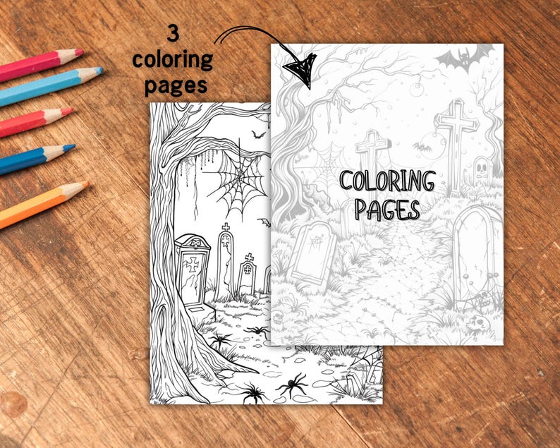 Colorable Halloween Hidden Objects Puzzle, Printable Seek and Find Game ...