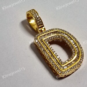 Pingente personalizado, pingente de letra de prata esterlina 925 para presente, pingente de nome personalizado, pingente de carta, carta personalizada, presente para homem