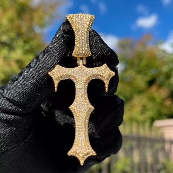 14K Yellow Gold Plated,round Diamond, Custom 