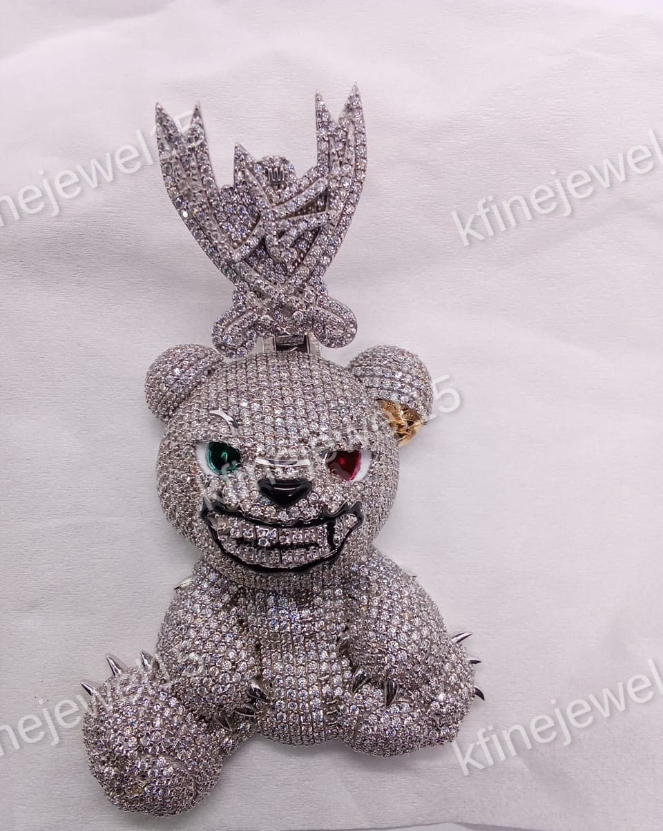 Ciondolo Ciondolo Ciondolo Ghiaccio Hip Hop Boondocks Maschera - Foto 4