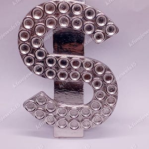 Aangepaste naam ring met drie vingers, zonder steen herenring, 925 sterlingzilver, 14k witgoud verguld, aangepaste herenring