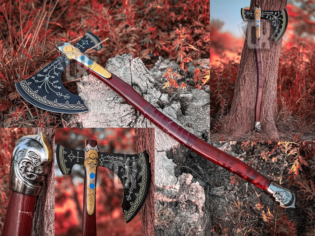 God Of War handmade Kratos Axe Leviathan Axe Replica Axe Etsy god-of-war-handmade-kratos-axe-leviathan-axe-replica-axe-etsy