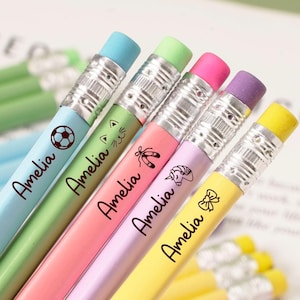 Engraved Pencils Name Pencils,Customized set of pencils for kids,Unique Engraved Pencil Set,Bulk Pencils,Class Gift,Wedding Favour,Hen Party