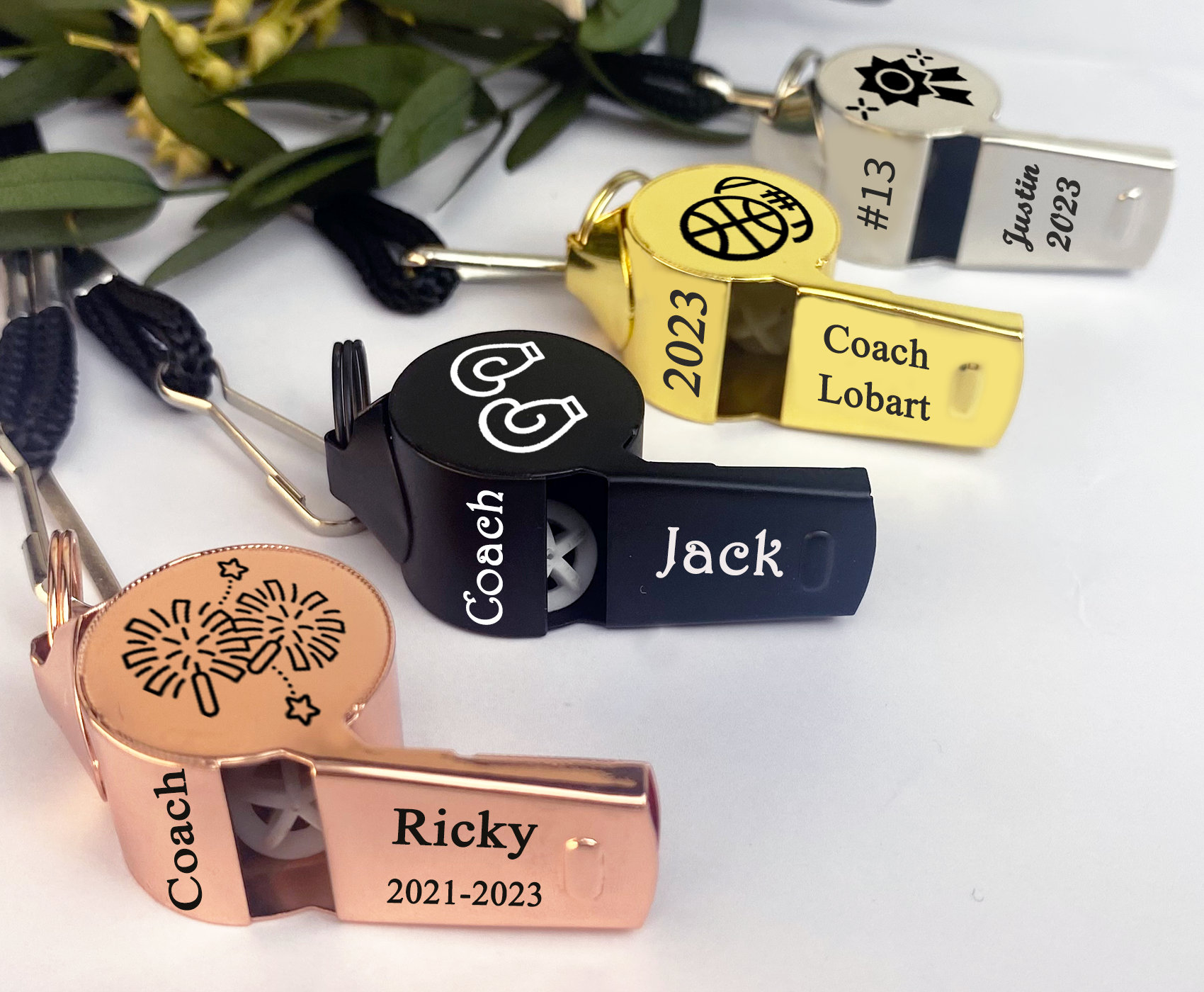 Personalized Sport Gift for Coach,Personalized Whistle Necklace,Custom Sport gift,Engraved Coach Whistle with name Teacher Appreciation Gift