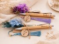 Personalized Ballpoint Pen With Name , Engraved Name Pen & Bookmark Wooden Writing Set gift , Gift for Teacher , Nurse Thankyou gift product logo
