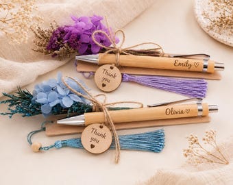 Personalized Ballpoint Pen With Name , Engraved Name Pen & Bookmark Wooden Writing Set gift , Gift for Teacher , Nurse Thankyou gift