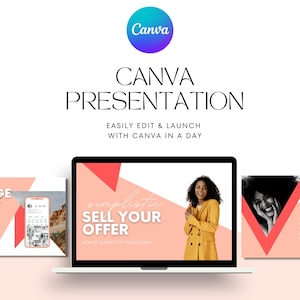 Canva Webinar Slide Deck | Course Creator Template | Powerpoint Presentation Template | Masterclass Template | Pitch Deck Presentation