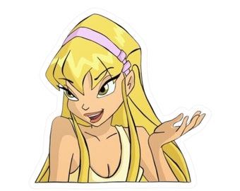 Winx Club Stella Aufkleber | Kiss-Cut Vinyl Aufkleber