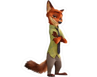 Nicki Aufkleber | Zootopia Aufkleber | Animation Sticker | Vinyl Aufkleber