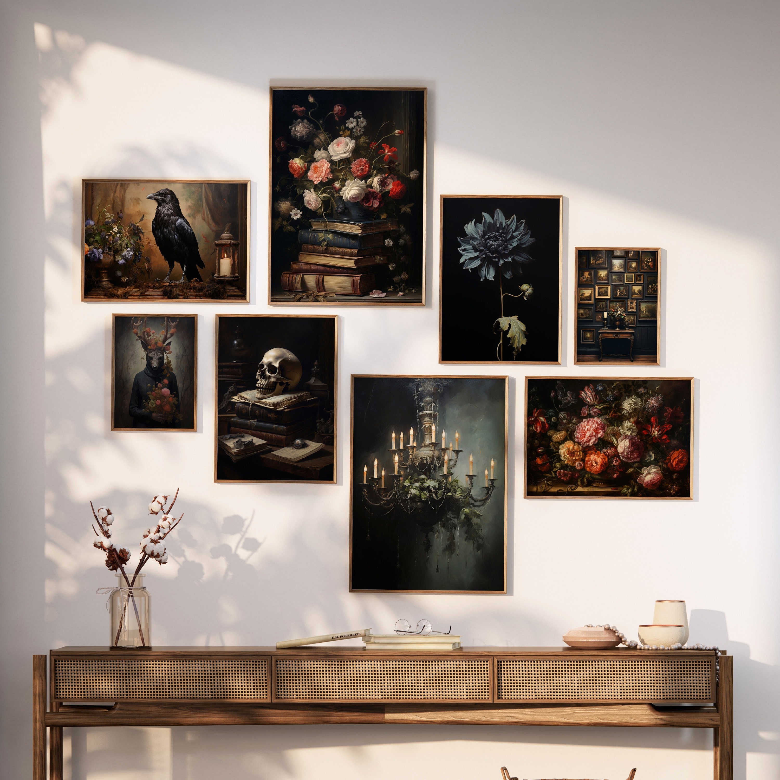 Dark Academia Wall Art Prints: Vintage Victorian Decor (digital ...