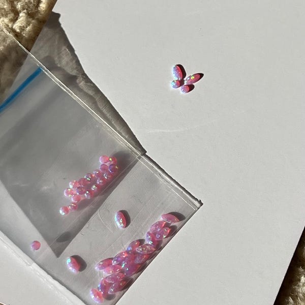 Opal Butterfly Tooth Gem