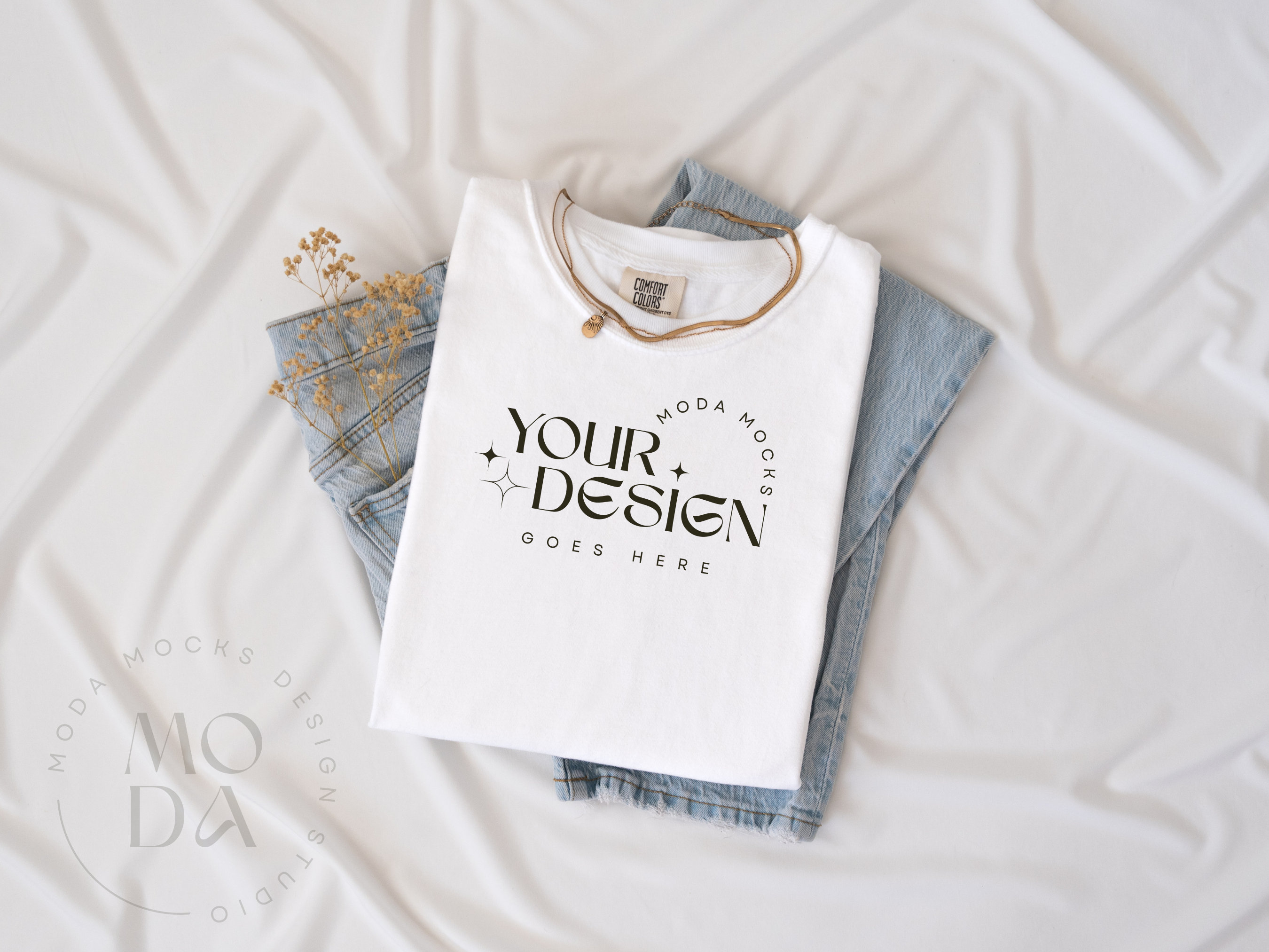 Comfort Colors 1717 Mockup Bundle Folded T Shirt Mockups Comfort Colors