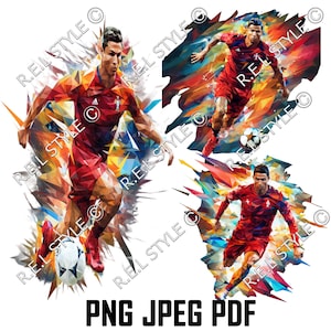 Ronaldo cristiano cr7 PNG\PDF\JPEG Descarga digital Clip Art
