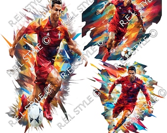 Ronaldo cristiano cr7 PNG\PDF\JPEG Digital Download Clip Art