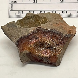 Iridescent Siderite Crystals/Maryland Minerals/Lower Cretaceous Arundel Formation/Rare Carbonate Mineral