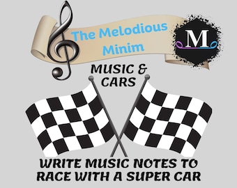 Practice Writing Music Notes - Fast Supercar Challenge Version