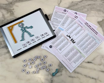 Piano and Music Skeleton Hangman Game | Classroom | Gift | Halloween | Fun | Learn Music Words | Board Game | Teaching Aid | Music Lessons