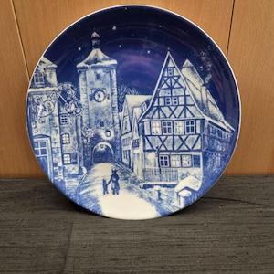 Vintage Sammlerteller – Royal Bavaria 1977 – Rothenburg ob der Tauber