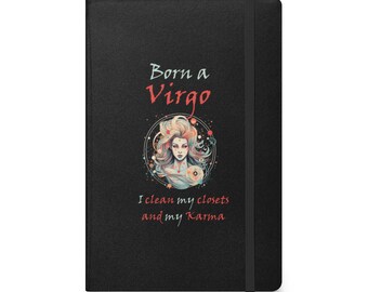 Virgo Hardcover bound notebook Virgo Birthday gift for Virgo Journal Virgo Diary gift Zodiac accessories Zodiac notebook Zodiac journal