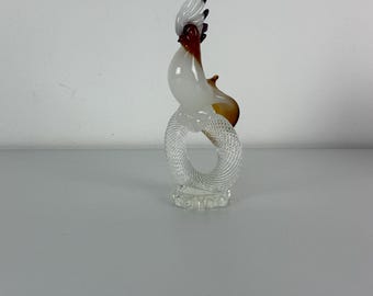 Murano glass bird attributed to Barovier & Toso, 1960s