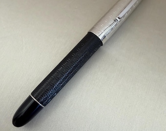 Omas S2001 roller pen, 925 silver and resin, 1990s