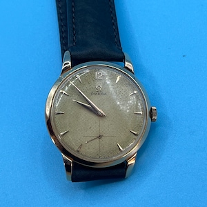 18 kt gold Omega hand-wound watch from the 1960s