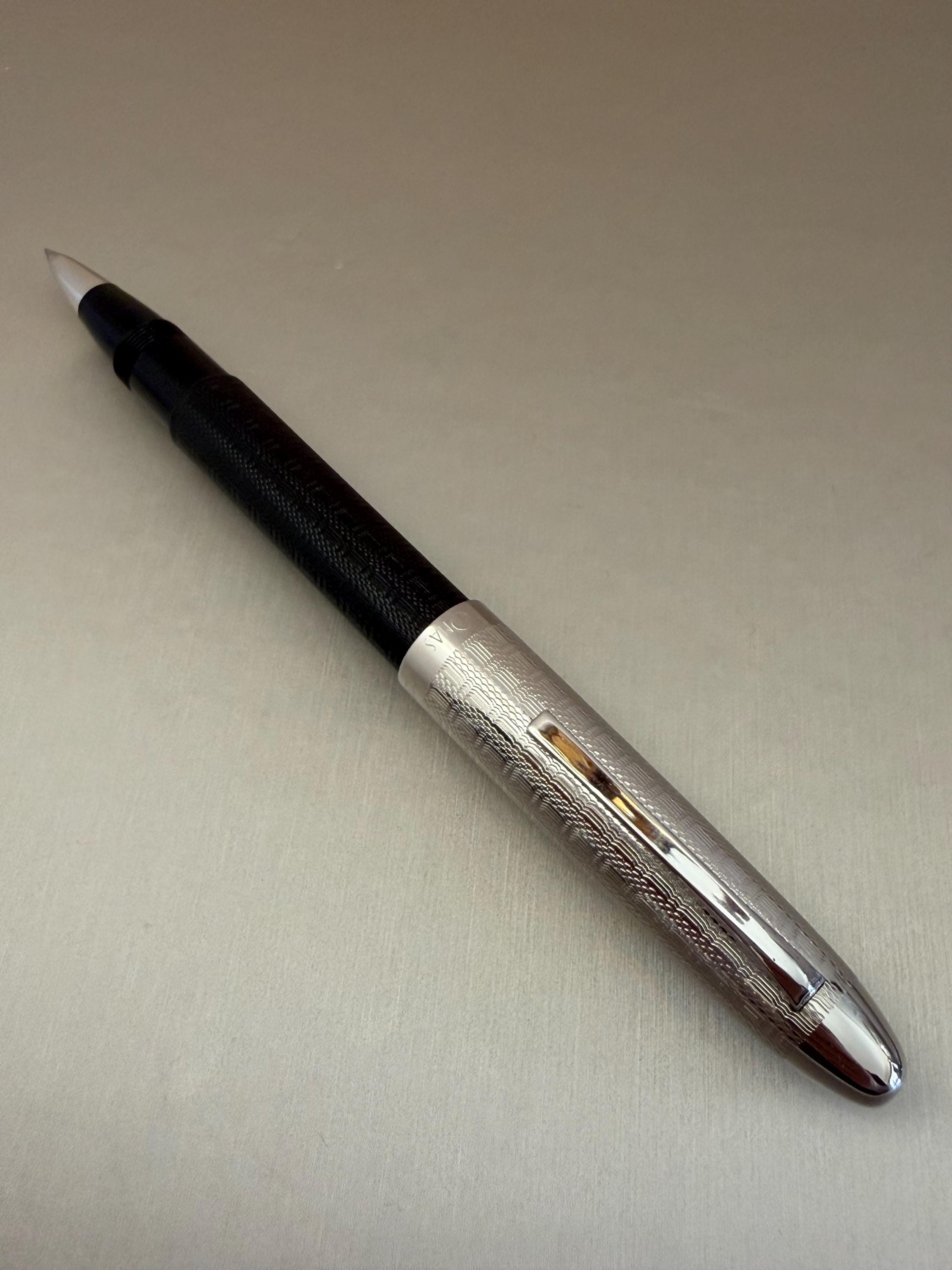 Omas S2001 Roller Pen, 925 Silver and Resin, 1990s - Etsy New Zealand