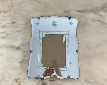 Large Murano Glass Wall Photo Frame Mid-Century, 1950s
