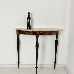 Kleine Italiaanse consoletafel uit het midden van de vorige eeuw in de stijl van P. Buffa, jaren 50