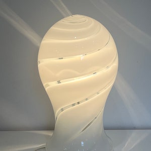 Murano glass table lamp, Made in Italy, 1970s